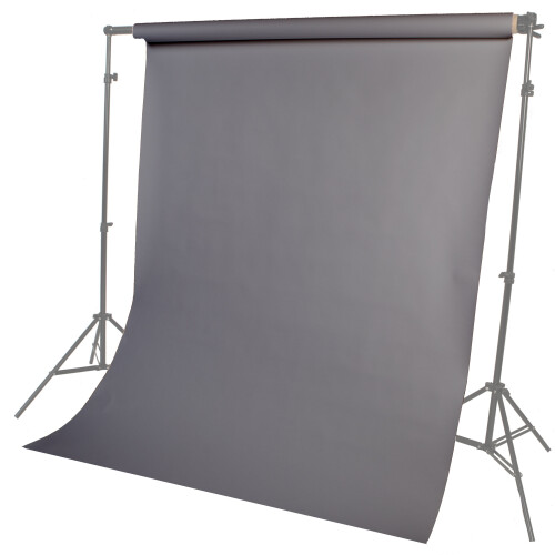 Photo Studio Paper Grey 1.35m x 10m Seamless Backdrop 1