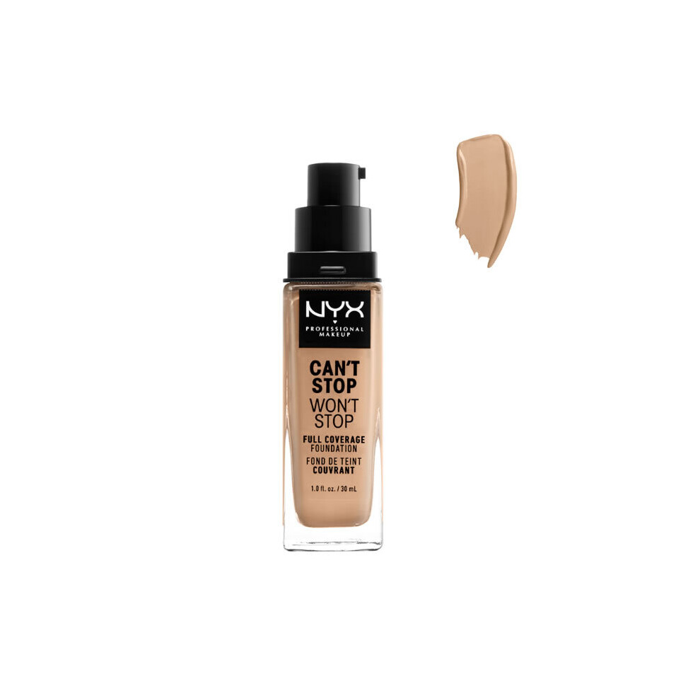 Nyx CanÂ´t Stop WonÂ´t Stop Full Coverage Foundation True Beige 30ml