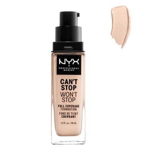 NYX Professional Makeup Nyx CanÂ´t Stop WonÂ´t Stop Full Coverage Foundation Light Porcel 30ml
