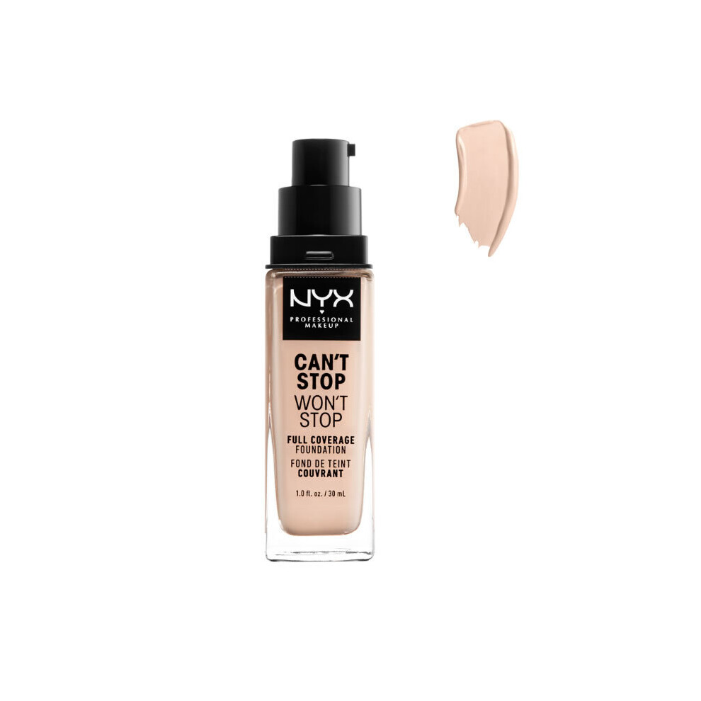 Nyx CanÂ´t Stop WonÂ´t Stop Full Coverage Foundation Light Porcel 30ml