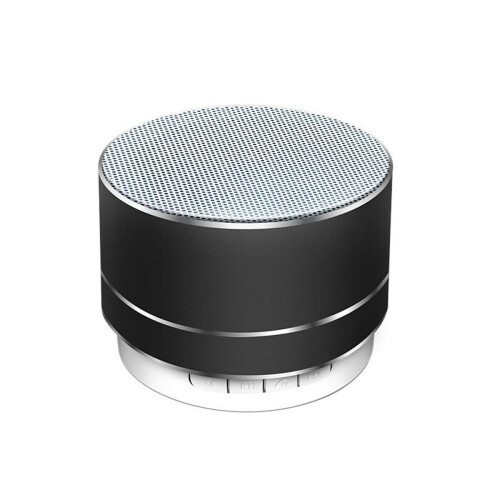 Ranpo Μίνι μεταλλικό ασύρματο ηχείο Bluetooth 360 μοιρών Stereo Surround Sound