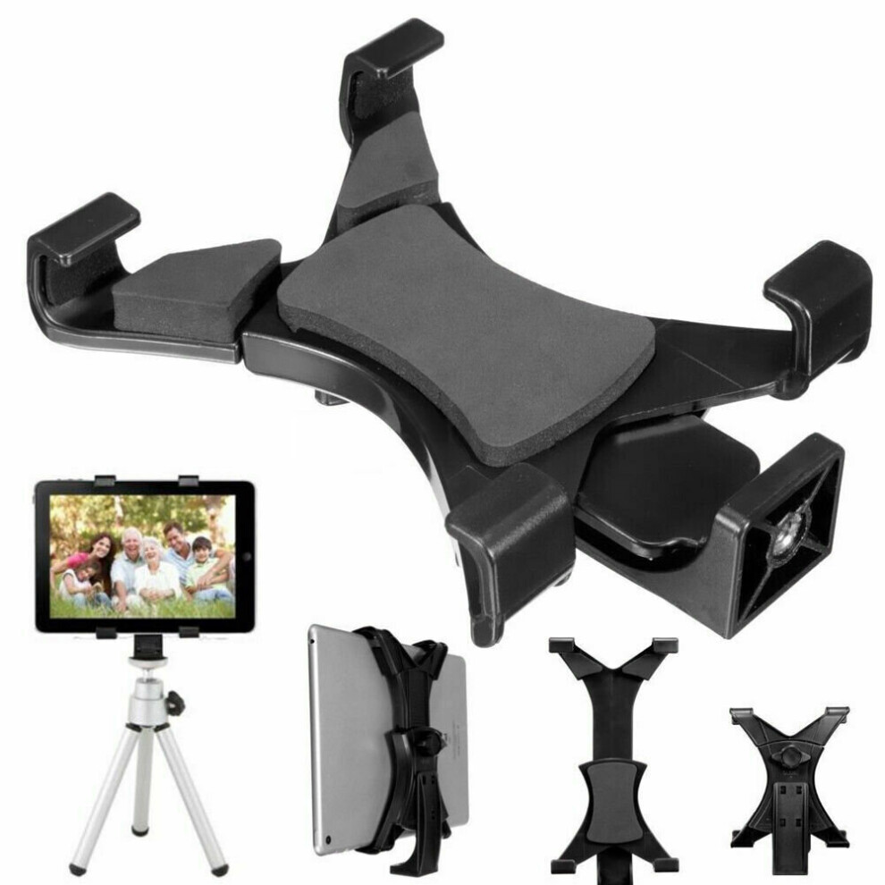 Universal Tripod Mount Holder Bracket Clamp For Ipad Tablet Black 8424511816066