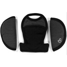 Maxi Cosi Black Raven Chest Pads (chest pads and crotch pad) Set