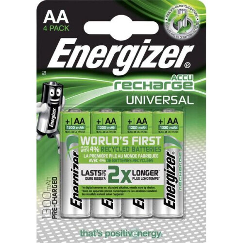 Energizer 4pk Energizer AA Rechargeable Batteries - 4 x AA Batteries