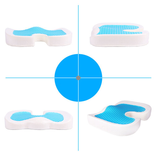 ORTHOPEDIC GEL OFFICE CAR CHAIR SEAT CUSHION BACK SUPPORT COCCYX SCI on