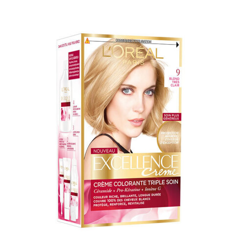L’Oréal Paris Permanente haarkleur Excellence L'Oreal Expert Professioneel Lichtblond-- S0530252