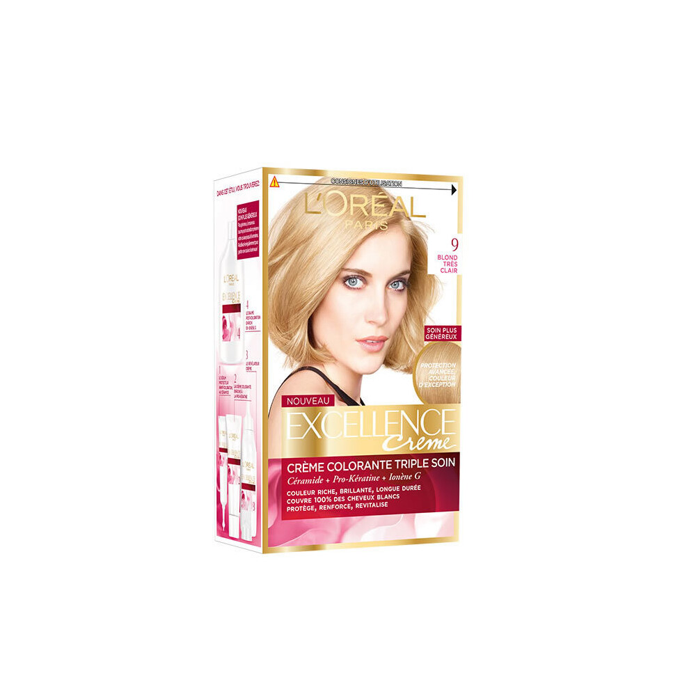 L’oréal Paris Loreal Excellence Cr?¿Me 9 Blond Tr?¿S Clair