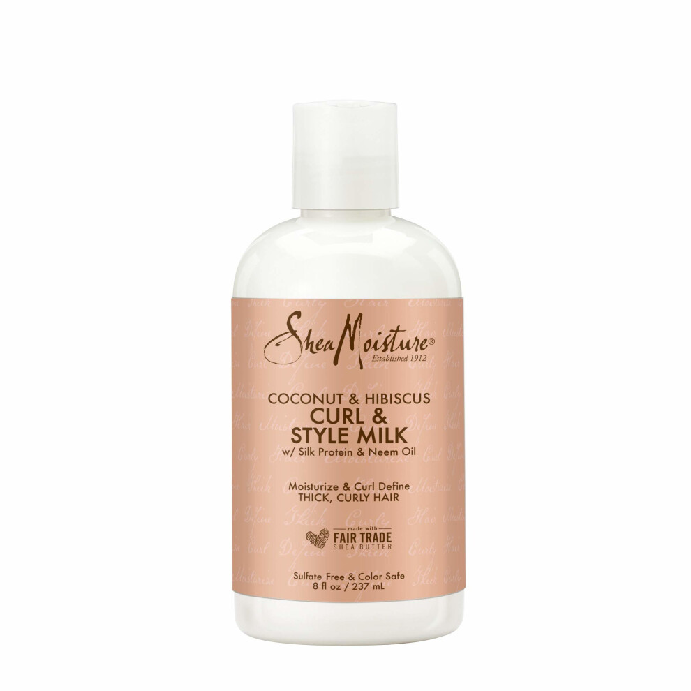 Shea Moisture Coconut & Hibiscus Curl & Style Milk 8 Oz