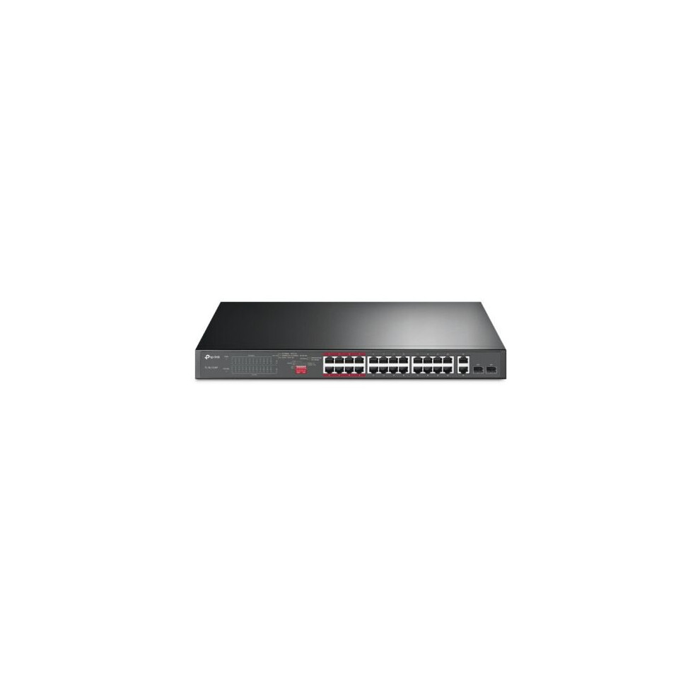 Tp-Link TL-SL1226P 24-Port 10/100Mbps + 2-Port Gb Unmanaged Poe+ Switch 2 C TL-SL1226P