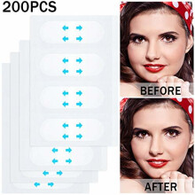 200 Pieces Face Lifting Sticker Face Lift Tape Invisible Thin Face Stickers V-Shape Face Lift Tape Make-up Face Lift Tools for Face