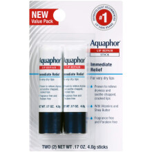 Aquaphor, Lippenreparatur-Stift, Sofortige Linderung, 2 Stifte, je 0,17 oz (4,8 g)