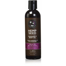 Olio per Massaggio e Corpo ai Semi di Canapa, Fragranza Skinny Dip - 8 fl. oz. - Olio Nutriente e Idratante