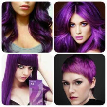 Berina Nuevo Crema de Color para Cabello Permanente Profesional Violeta Púrpura # A6