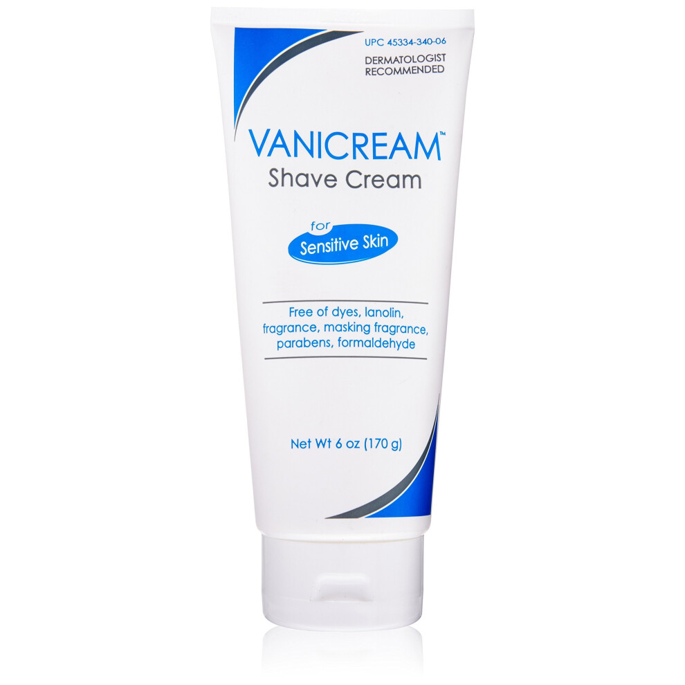 Vanicream Cream Vani Shave | Fragrance, And Gluten Free | For Sensitive Skin | 6 Ounce