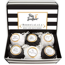 Bath Bombs Gift Set - Luxury Organic Bath Bombs for Her - Vegan Beauty Gift Set - US Made