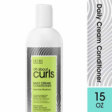 All About Curls Daily Cream Conditioner, Free of SLS SLES Sulfates, Silicones and Parabens, Color-Safe, 15-Ounce