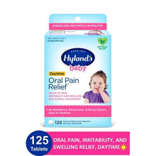Hyland's Naturals, Baby, Oraler Schmerzlinderer, Tag, 0+ Monate, 125 schnell lösliche Tabletten