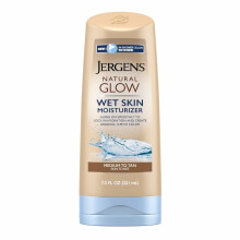 Jergens, Natural Glow, Nasshaut-Moisturizer, Mittel bis Dunkle Hauttöne, 7,5 fl oz (221 ml)