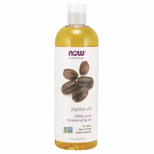 NOW Solutions Huile de jojoba 100 % pure, huile hydratante multi-usages pour le visage, les cheveux et le corps, 473 ml