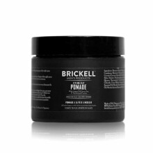 Brickell Mens Products Haarstyling klei Pomade voor mannen Natuurlijk & biologisch met sterke hold & matte finish Product voor moderne kapsels 2 ounce