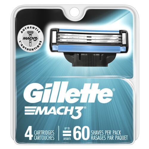 Gillette Gillette Mach3 Scheermesjes, 4 navullingen
