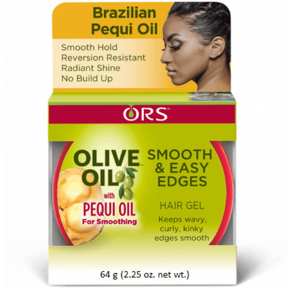 ORS Olive Oil Smooth & Easy Edges Hair Gel With Pequi Oil 2.25 Oz