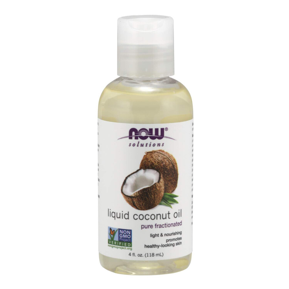 Now Solutions Liquid Coconut Oil 4 Ounce