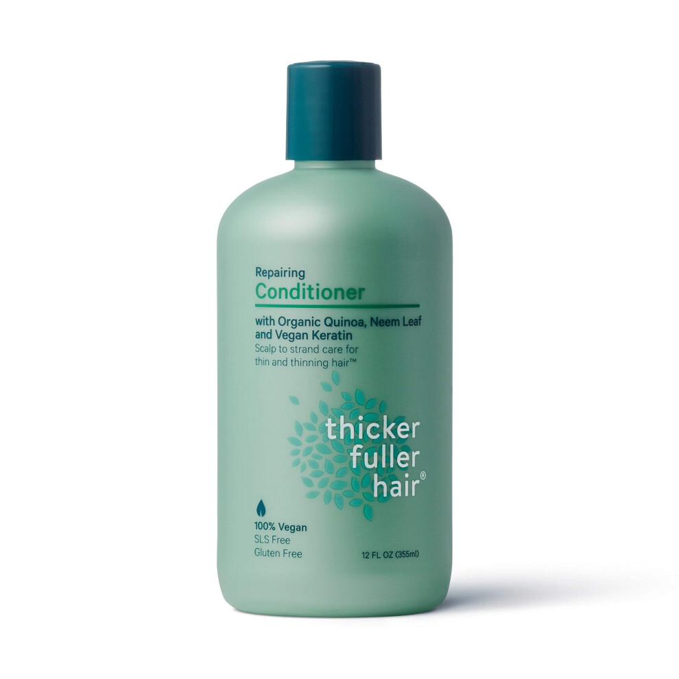 Thicker Hair Care Thicker Fuller Hair Repairing Conditioner, 12 Oz