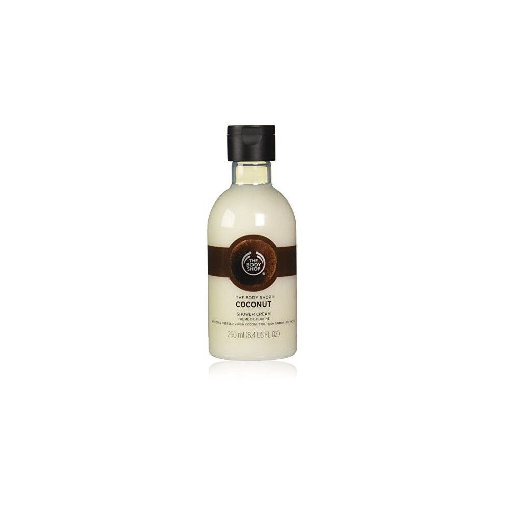 The Body Shop Coconut Shower Cream, Paraben-Free Body Wash, 8.4 Fl. Oz.