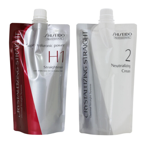 Hair Rebonding Shiseido Professional Crystallizing Hair Straightener H1 Neutralizing Emulsion 2 for Resistant to Natural Hair on OnBuy