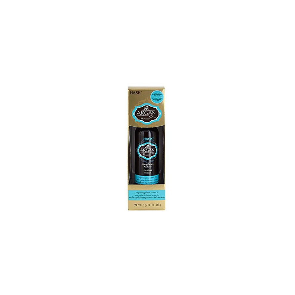 Hask Repairing Shine Hair Oil Argan Oil - 2 Oz
