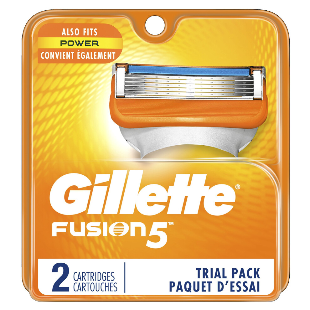 Gillette Fusion5 Men's Razor Blades, 2 Blade Refills