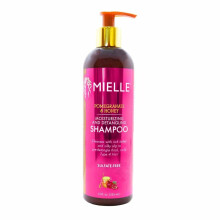 Mielle Organics granatpple & honung fuktgivande och detangling schampo hydratisering curl rengringsmedel fr torr skadad typ 4 hrreparation t