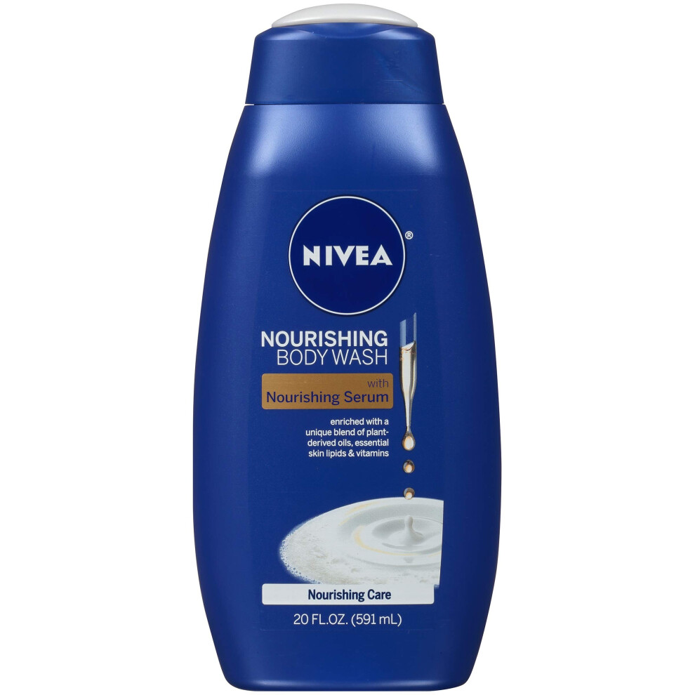 NIVEA Nourishing Care Body Wash - with Nourishing Serum - 20 fl. oz Bottle