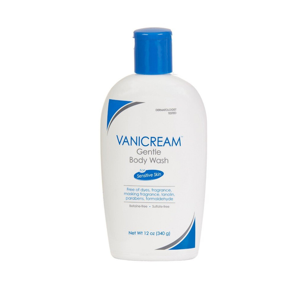 Gel Douche Doux Vanicream | Sans Parfum, Sans Gluten Et Sans Sulfate | Pour Peaux Sensibles | 12 Onces-image