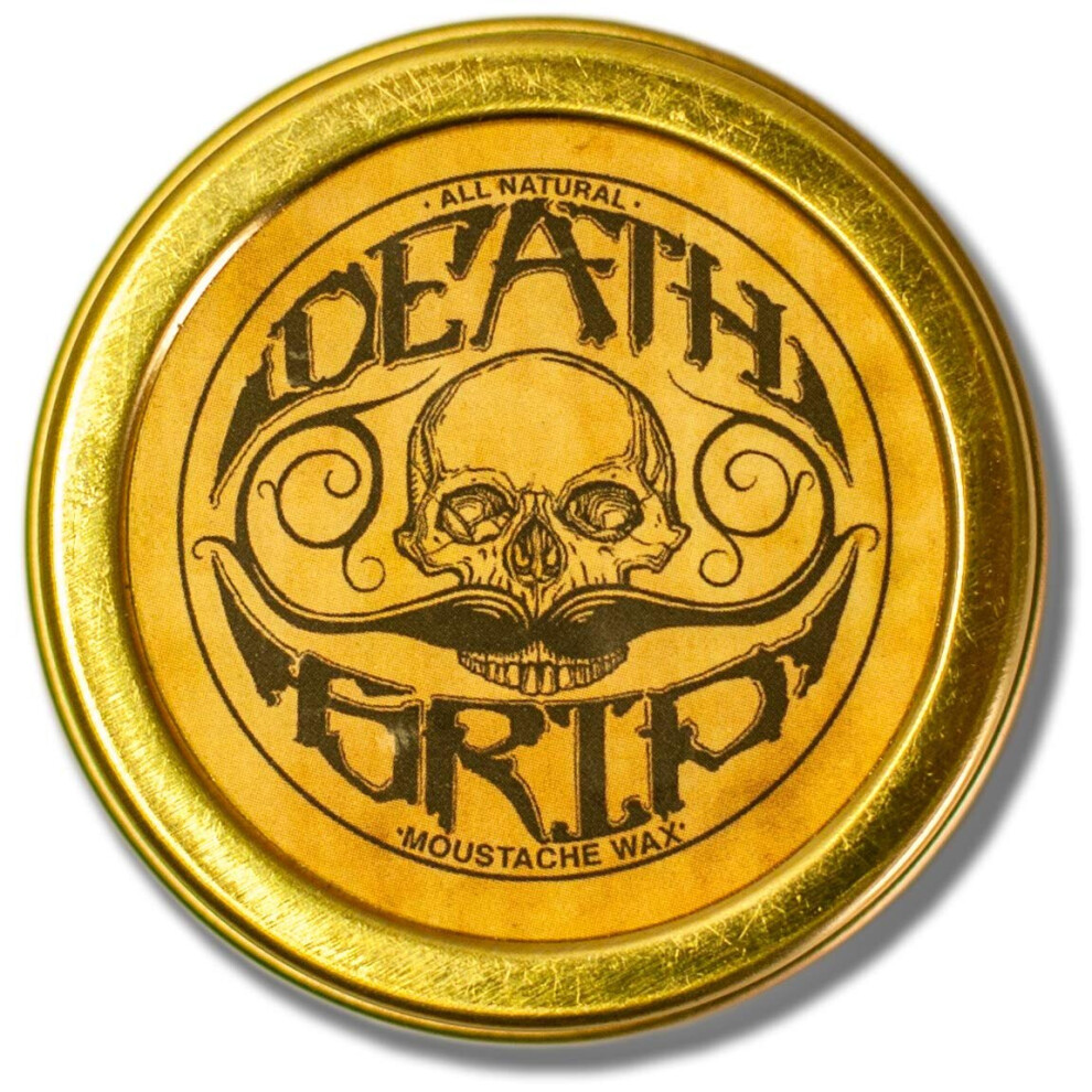 Death Grip Moustache Wax, All-Natural, 1 oz.