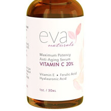 Eva Naturals 20% Vitamin C Serum For Face, 1 Oz