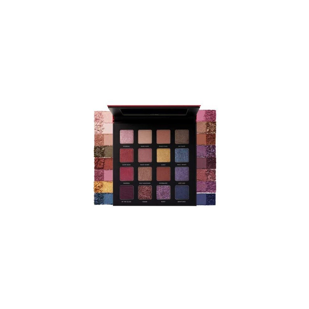 Milani Gilded Rouge Eyeshadow Palette - Eye Shadow Palettes For Intense Color Pop, 16 Hyper-Pigmented Eye Shadows