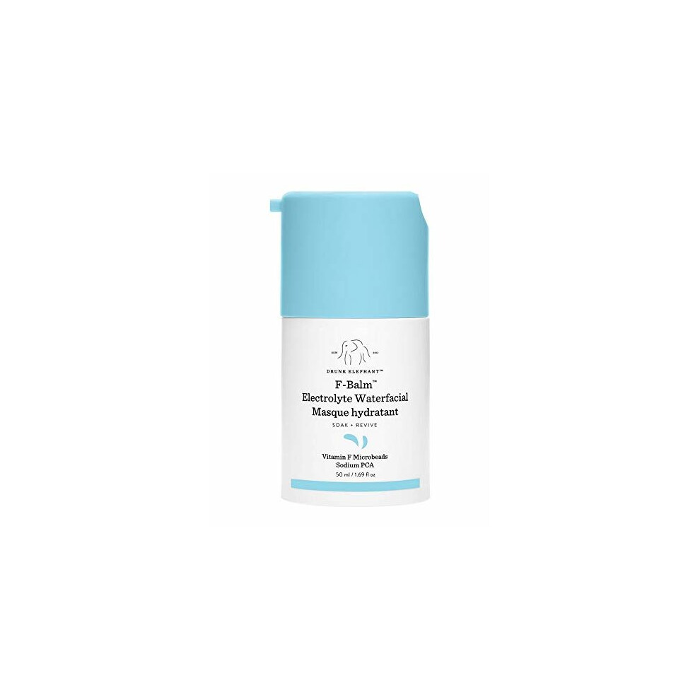 Drunk Elephant F-Balm Electrolyte Waterfacial. Quenching and Strengthening Overnight Mask.