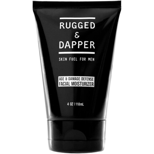 RUGGED & DAPPER Age Defense Face Moisturizer for Men, 4 Oz