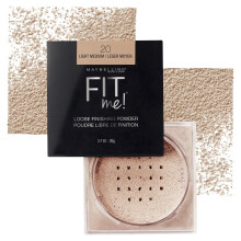 Maybelline Fit Me Loose Finishing Powder, Light Medium, 0.7 oz.