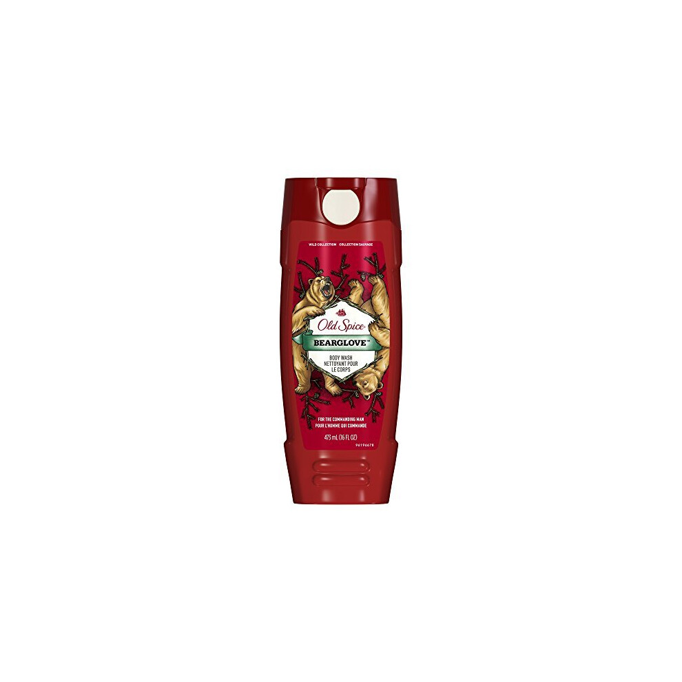 Old Spice Wild Bearglove Scent Body Wash for Men, 16 fl oz