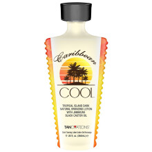 Caribbean Cool, Natural Bronzer, Tanning Lotion med Jamaican Black Castor Oil 11 Ounce.