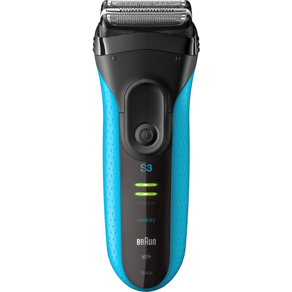 Braun Electric Razor For Men, Series 3 3040S Electric Shaver With Precision Trimmer, Rechargeable, Wet & Dry Foil Shaver