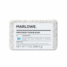 MARLOWE. No. 102 Sabonete Esfoliante Masculino 198g, Aroma Original Fresco, Melhores Resultados para a Pele