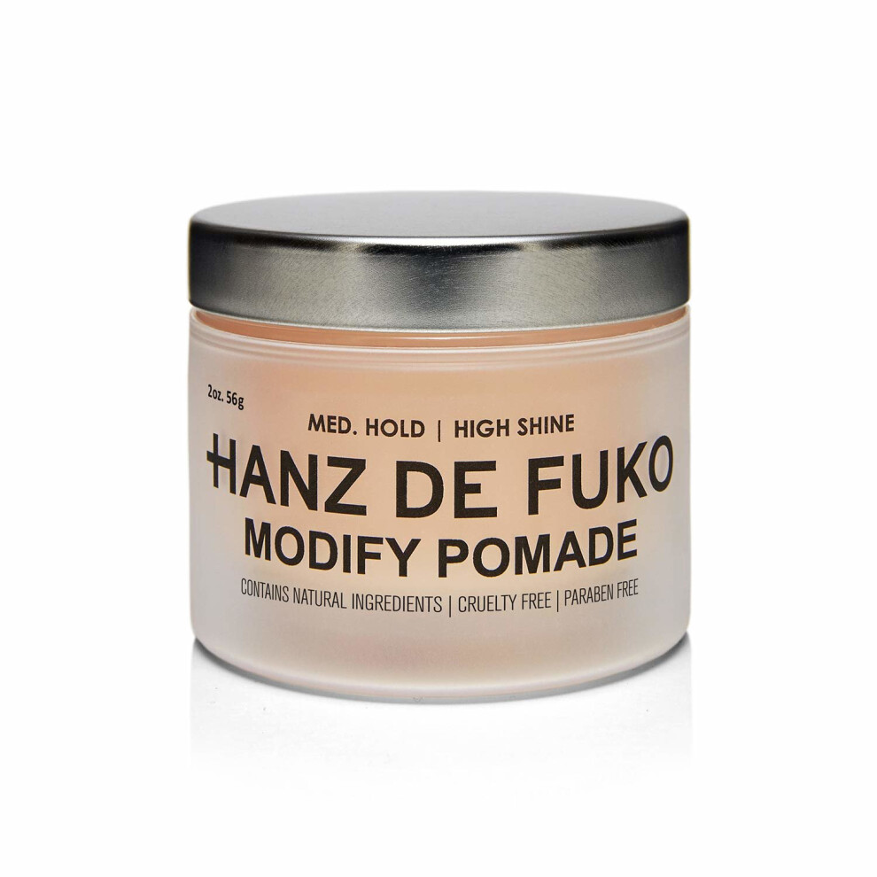 Hanz de Fuko Modify- Premium Mens Hair Styling Pomade with High Shine Finish (2oz)