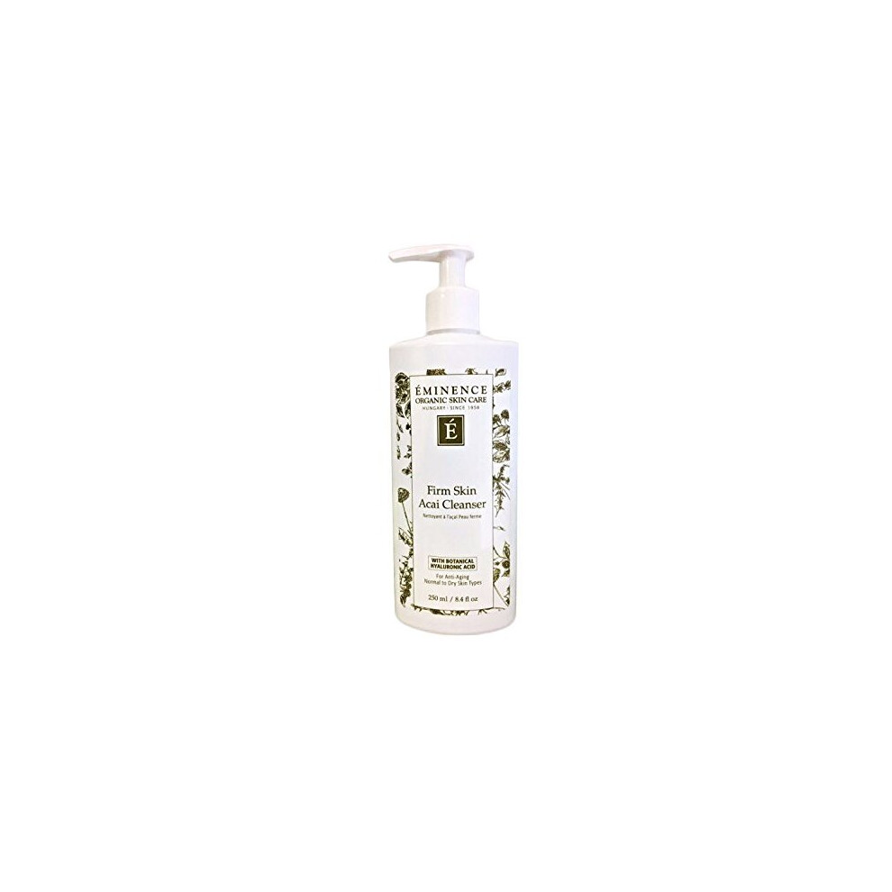 Eminence Organic Skincare Firm Skin Acai Cleanser With Hyaluronic Acid, 8.4 Ounce