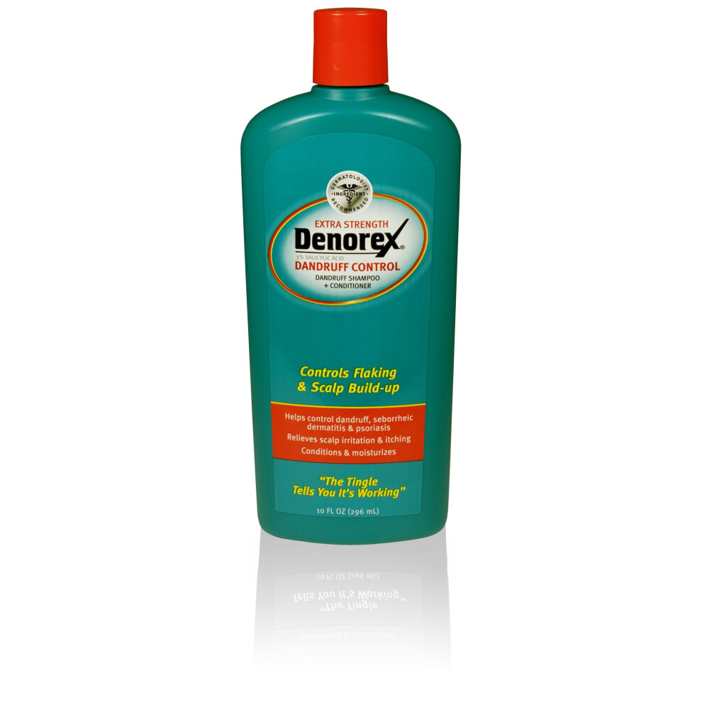 Denorex Extra Strength Dandruff Shampoo and Conditioner, 10 oz.