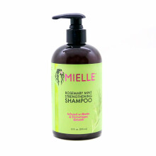 Mielle Organics Rosemary Mint Strengthening Shampoo Infunderat med Biotin Rengr och hjlper till att strka svagt och sprtt hr 12 Uns