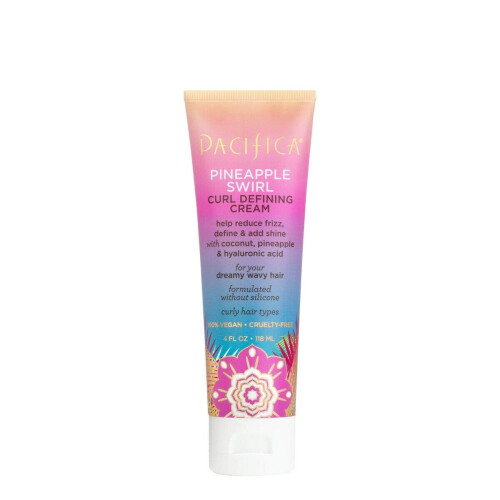 Pacifica Pacifica Beauty Pineapple Swirl Curl Defining Cream, 4 Ounce